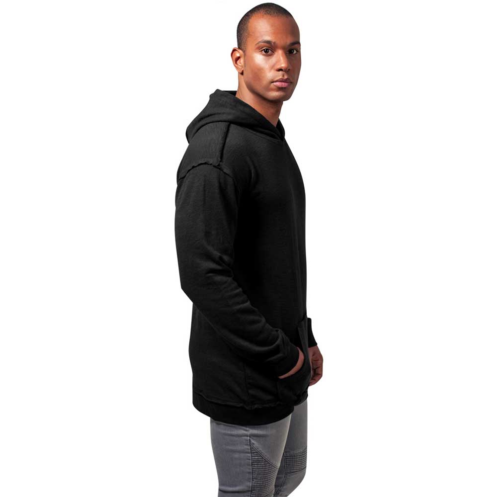 Urban Classics Urban Classics Hoodie Oversized Open Edge Urban Classics Urban Classics Hoodie Oversized Terry Black
